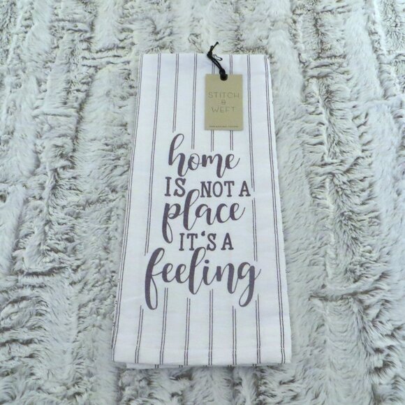 Stich & Weft Cotton Kitchen Towels 2 Piece Set New - Picture 1 of 8